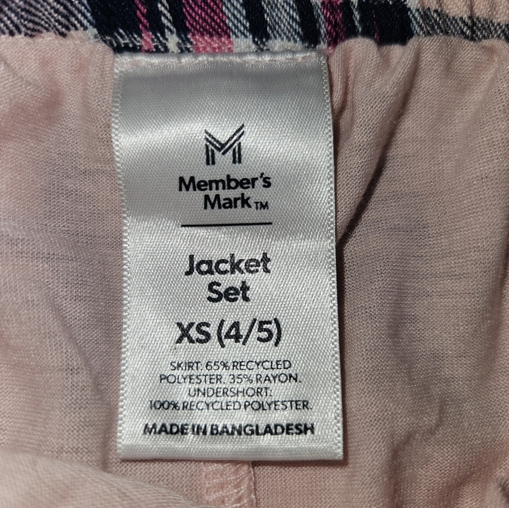 Members Mark Girls Plaid Size Xs (4-5) - Picture 8 of 8